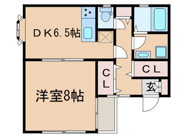 稲葉町ハイツの物件間取画像